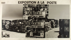 A design for "A Post Office Exhibition," (never realised), 1965, Cricoteka, photo: Cricoteka