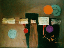 "Stamped Sun," 1967, the National Museum in Warsaw