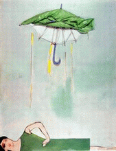 "Emballage II. An Umbrella and a Figure," 1967, the National Museum in Wrocław