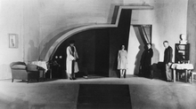 A scene from a performance of "The Day of His Return", photo by K. Burzyński