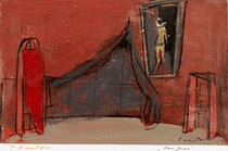 Projekt scenograficzny do sztuki "Don Juan", 1958, własność prywatna