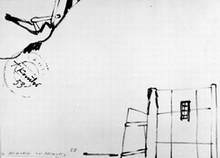 Projekt scenograficzny do sztuki "Miarka za miarkę", 1953, miejsce przechowywania nie ustalone