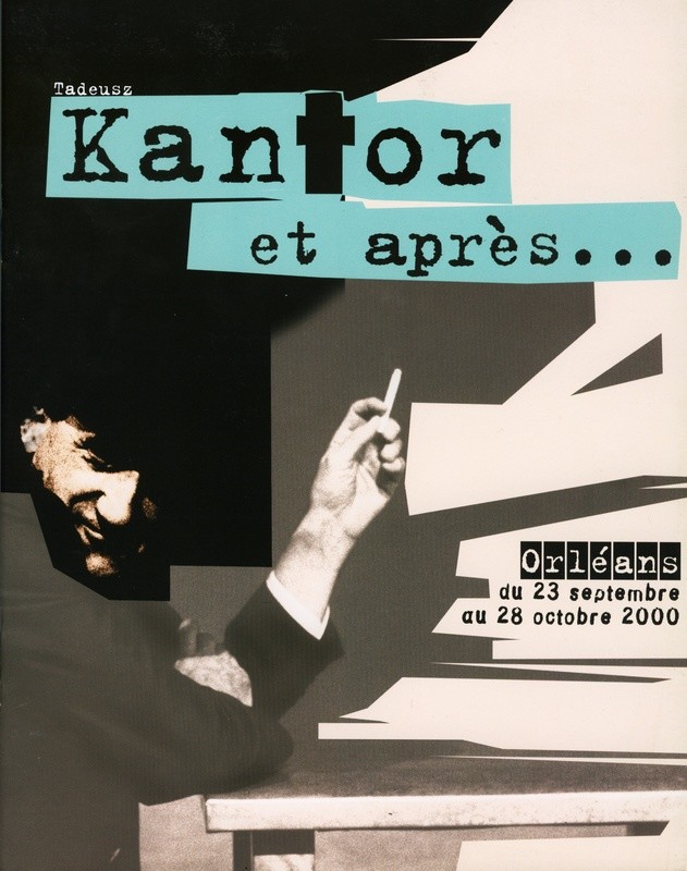 Plakat z sylwetką Kantora