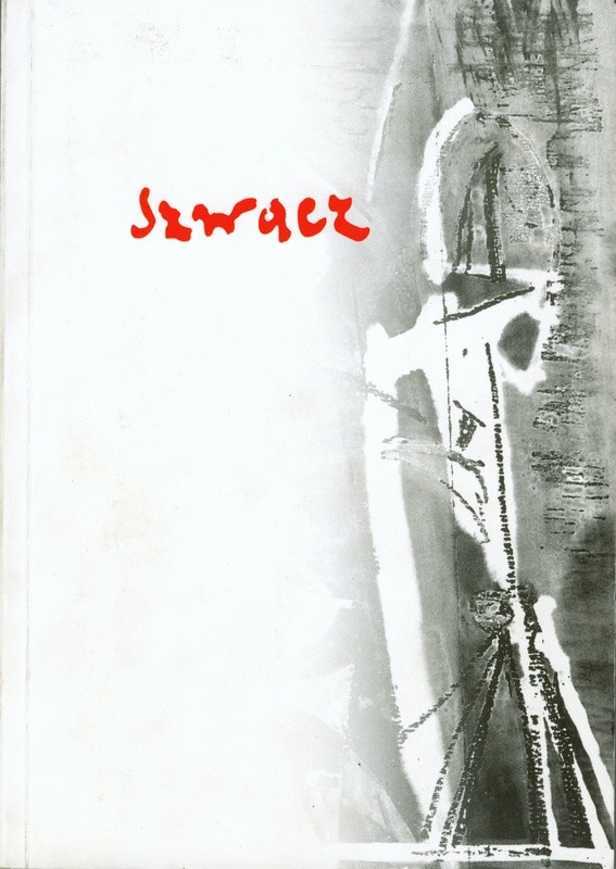 Okładka z czerwonym napisem Szwacz i zdjęciem obrazu