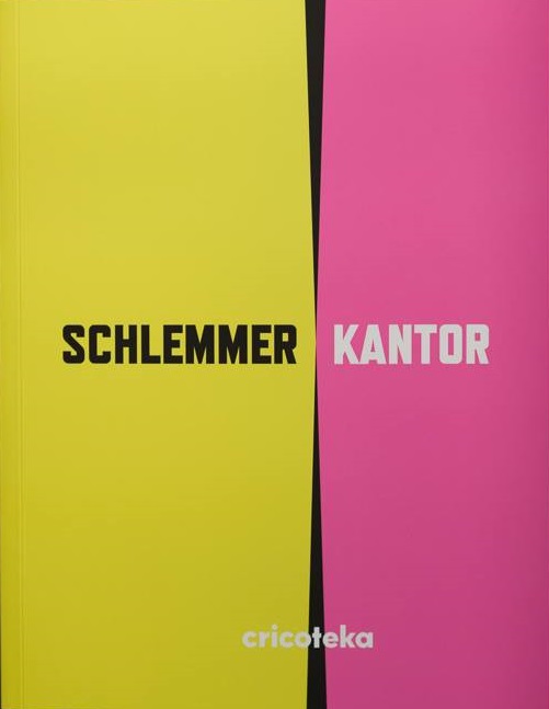 Żółto-różowa okładka z napisem Schelemmer, Kantor