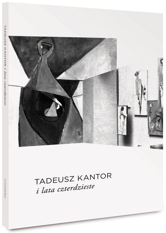 Czarno-biała okładka z obrazami Tadeusza Kantora