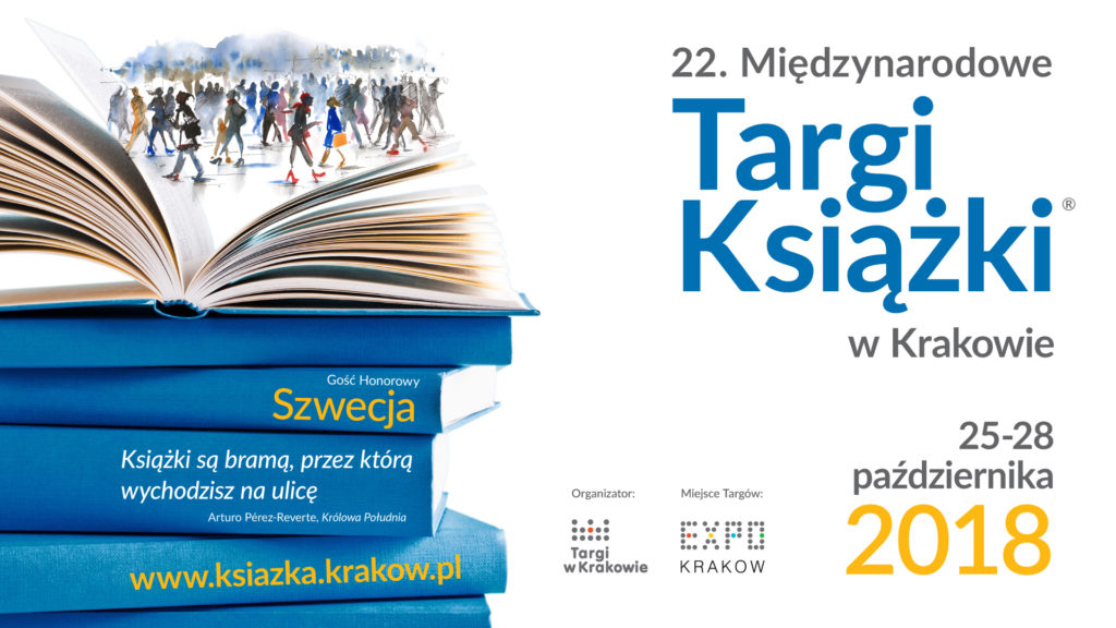 Grafika promocyjna 22. Targów Książki w Krakowie