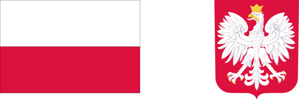 Flaga polski oraz godło polski