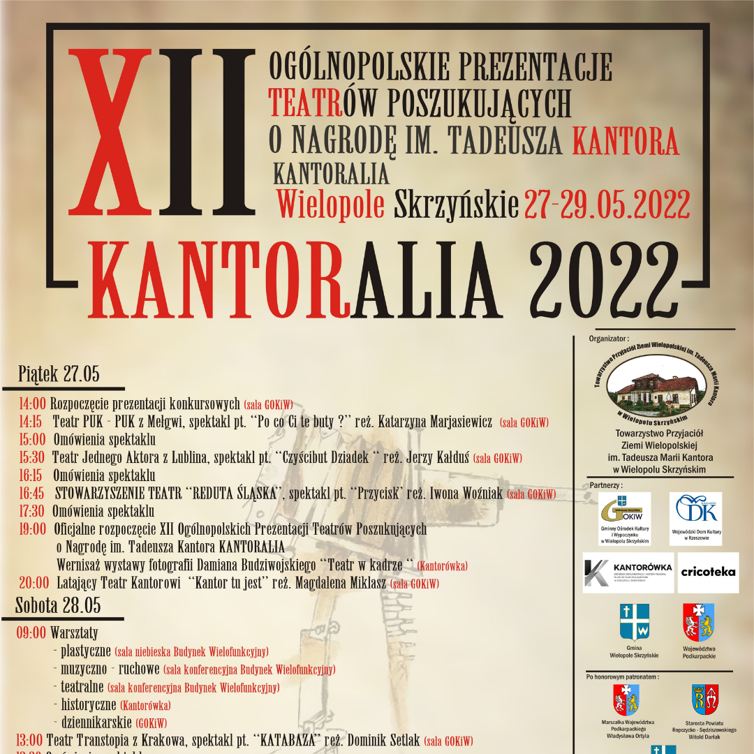 Grafika z wydarzenia - Kantoralia 2022.