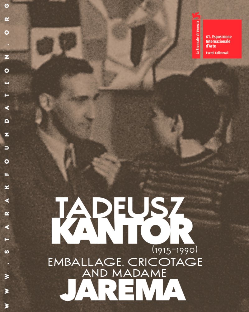Grafika. Zdjęcie Tadeusza Kantora i Marii Jaremy: TADEUSZ KANTOR (1915-1990). Emballage, Cricotage and Madame Jarema.